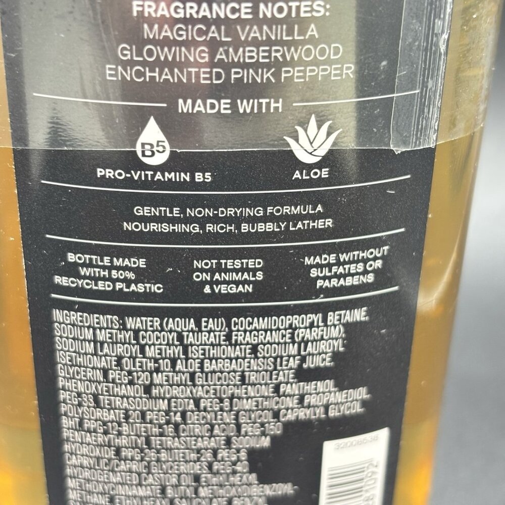 Bath & Body Works Wicked Vanilla Woods Moisturizing Body Wash Shower Gel 10 oz - Picture 9 of 12